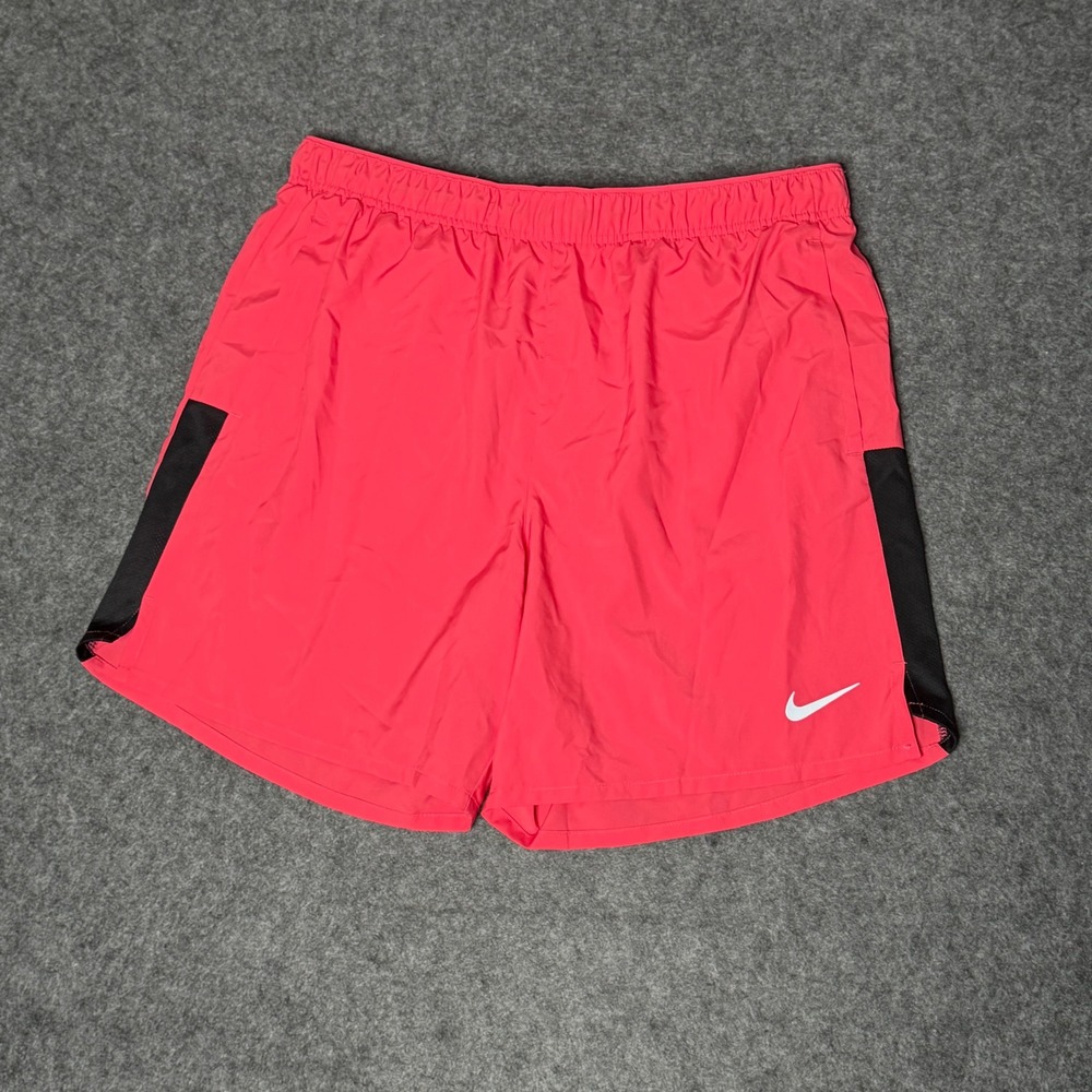 Nike Challenger Dri-FIT 7 Inch Running Shorts Mens Large Pink Black DV9361-639